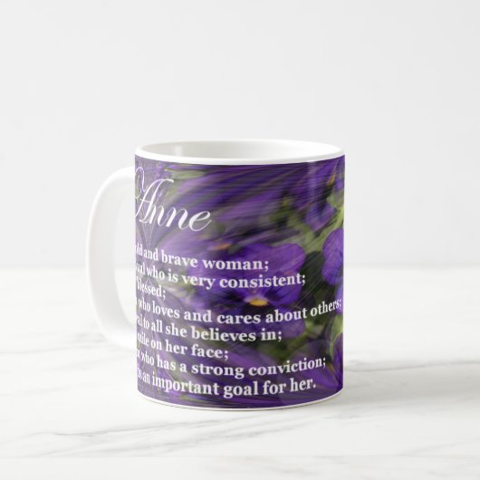 Anne Schale Kaffeetasse (Vorderseite Links)