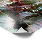 Anne Shirley Oktober Zitat Fotodruck (Ecke)