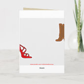 Anne Shoes Happy Birthday Card Karte (Rückseite)