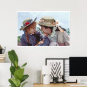 Anne und Diana Poster (Heimbüro)