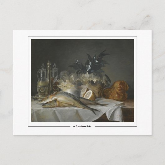 Anne Vallayer-Coster #2 - Kunsthistorkarte Postkarte (Vorderseite)