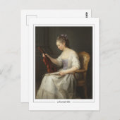 Anne Vallayer-Coster #3 - Kunsthandwerkskarte Postkarte (Vorne/Hinten)