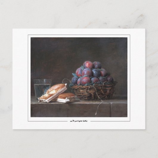 Anne Vallayer-Coster #4 - Kunsthistorkarte Postkarte (Vorderseite)