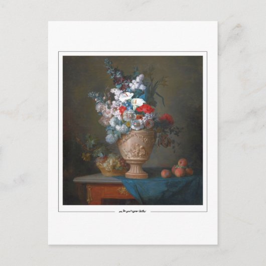 Anne Vallayer-Coster #5 - Kunsthandwerkskarte Postkarte (Vorderseite)