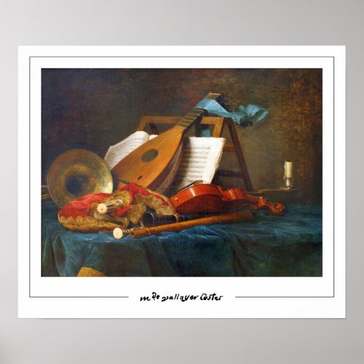 Anne Vallayer-Coster Zedign Art Poster #10 (Vorne)