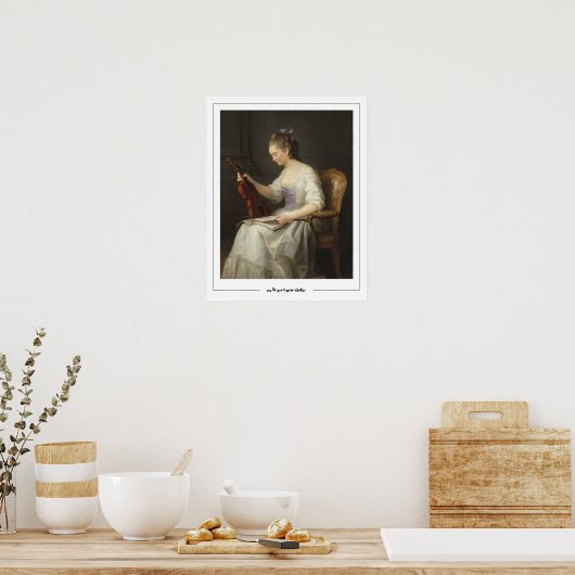 Anne Vallayer-Coster Zedign Art Poster #3 (Küche)