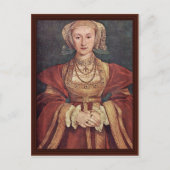 Anne von Cleves. Hans Holbein The Younger Postkarte (Vorderseite)