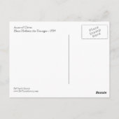 Anne von Cleves Postcard Postkarte (Rückseite)