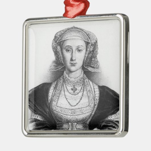 Anne von Cleves Silbernes Ornament (Links)