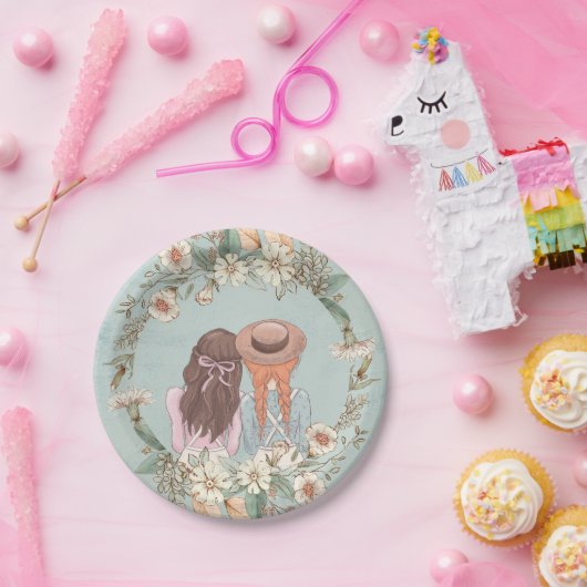 Anne von den Tellern des Grünbuchs Pappteller (Party)