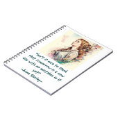 Anne von Green Gables Aquarelldruck Notizblock (Linke Seite)