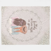 Anne von Green Gables Fleecedecke (Vorderseite (Horizontal))