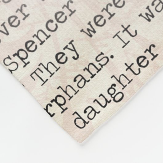 Anne von Green Gables Fleecedecke (Ecke)