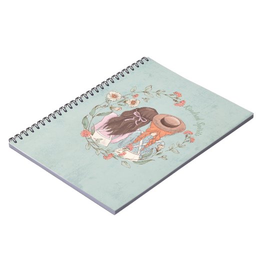 Anne von Green Gables Floral-Notebook Notizblock (Linke Seite)
