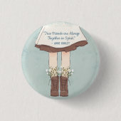 Anne von Green Gables Friendship Zitat Button (Vorderseite)