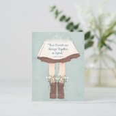 Anne von Green Gables Friendship Zitat Postkarte (Stehend Vorderseite)