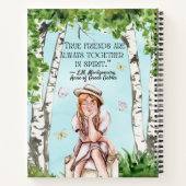 Anne von Green Gables Individuelle Name Spiral Not Notizblock (Rückseite)