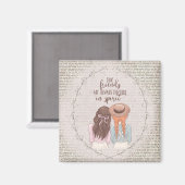 Anne von Green Gables Magnet (Vorderseite/Rückseite)