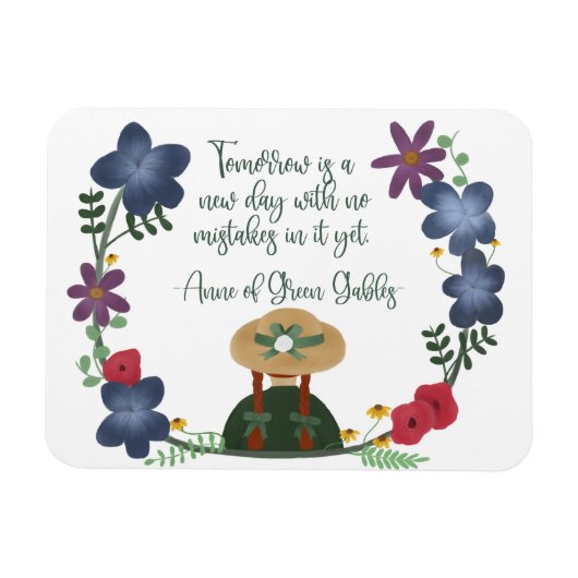 Anne von Green Gables Magnet (Horizontal)