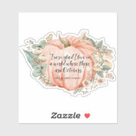 Anne von Green Gables Offertaufkleber Aufkleber