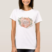 Anne von Green Gables Oktober Zitat T-Shirt (Vorderseite)