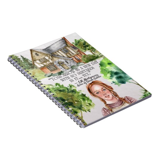Anne von Green Gables Quote Notebook Notizblock (Rechte Seite)