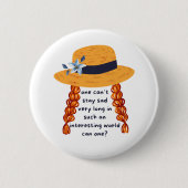Anne von Green Gables Shirley Buchangebot Button (Vorderseite)