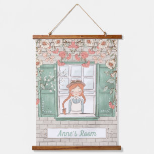 Anne von Green Gables Wandteppich Mit Holzrahmen