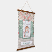 Anne von Green Gables Wandteppich Mit Holzrahmen (Gewinkelt)