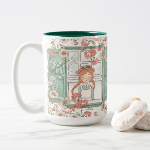 Anne von Green Gables Wo es Oktober gibt Zweifarbige Tasse
