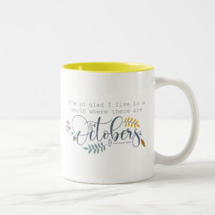 Anne von Green Gables Zitat Zweifarbige Tasse