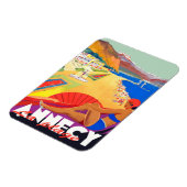 Annecy Beach Girl Magnet (Linke Seite)