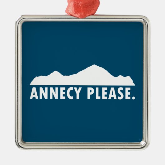 Annecy bitte ornament aus metall (Vorne)