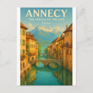 ANNECY — DAS VENEDIG DER ALPEN POSTKARTE