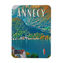 Annecy Foto Vintage Magnet