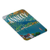 Annecy Foto Vintage Magnet (Rechte Seite)