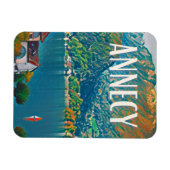 Annecy Foto Vintage Magnet (Horizontal)