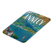 Annecy Foto Vintage Magnet (Linke Seite)