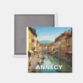 Annecy France Magnet (Vorderseite/Rückseite)