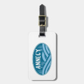 Annecy France Outdoor Gepäckanhänger (Vorderseite vertikal)