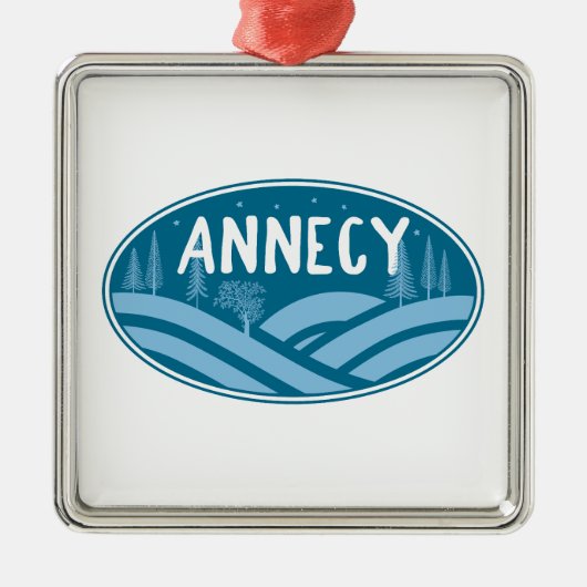 Annecy France Outdoor Ornament Aus Metall (Vorne)