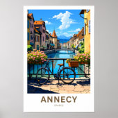 Annecy France Travel Print Poster (Vorne)