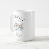 Annecy France – Travel Souvenir Kaffeetasse (Vorderseite Links)