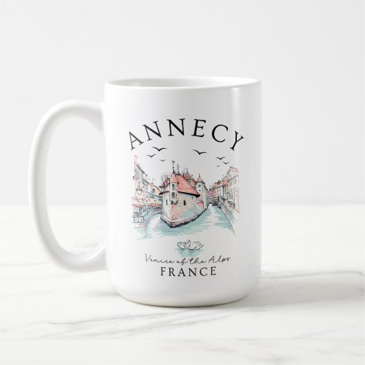 Annecy France – Travel Souvenir Kaffeetasse (Links)