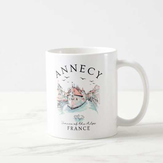 Annecy France – Venice of the Alps Kaffeetasse (Rechts)