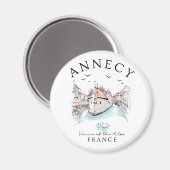 Annecy France – Venice of the Alps Magnet (Vorderseite/Rückseite)
