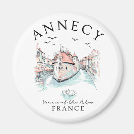 Annecy France – Venice of the Alps Magnet