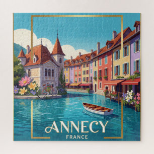 Annecy Frankreich Historische Reise Puzzle