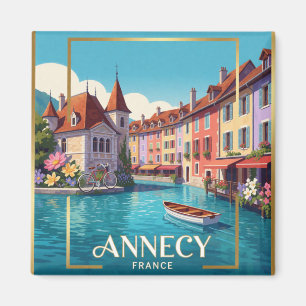 Annecy Frankreich Historisches Reisen Magnet