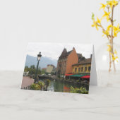 Annecy Frankreich Karte (Gelbe Blume)